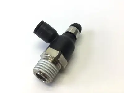 New | in-Stock Parker Compact Flow Control W/ Knob Air Pressure Regulators Michigan US | Maverick Industrial Sales #1394798