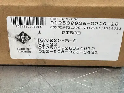 New | in-Stock INA KWVE20BSV1G3 Tooling & Accessories (Other) Ohio US | HGR 24 #1260862