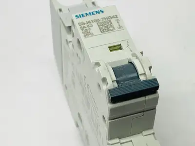 5SJ4106-7HG42 | Siemens  Miniature Circuit Breaker 1-Pole 6A 277VAC/480Y 60VDC - New Other