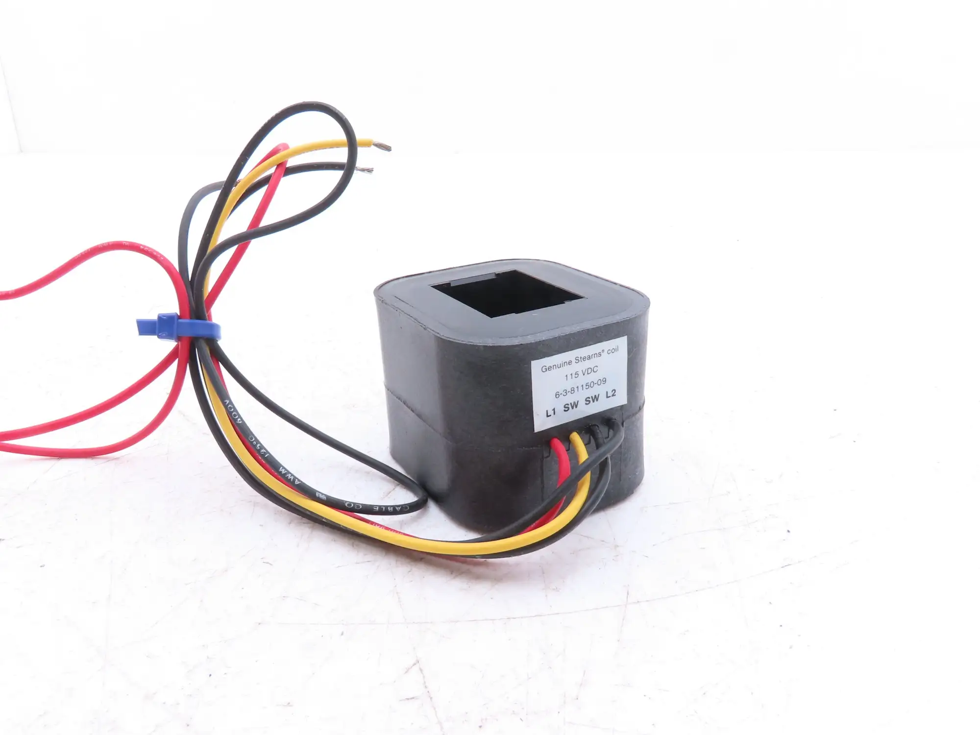 Stearns 6-3-81150-09 Motor Brake Coil 115V 1-1/8" x 1-3/8" ID 4 Wire