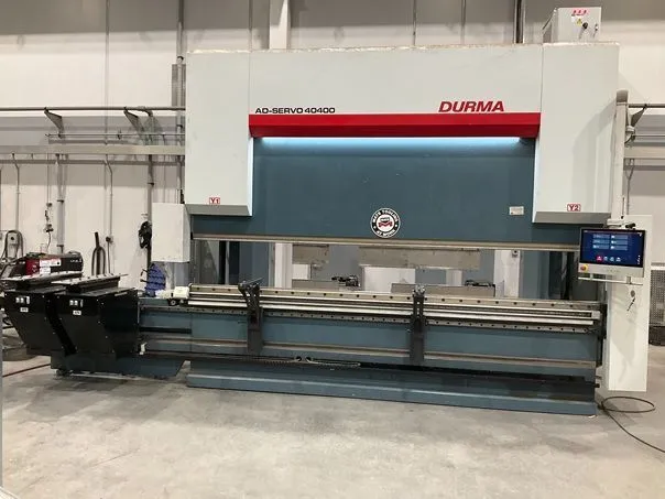 Used 2022 DURMA ADS 40400 Press Brakes Alberta CA | Merchant Machine Tools Inc #336548