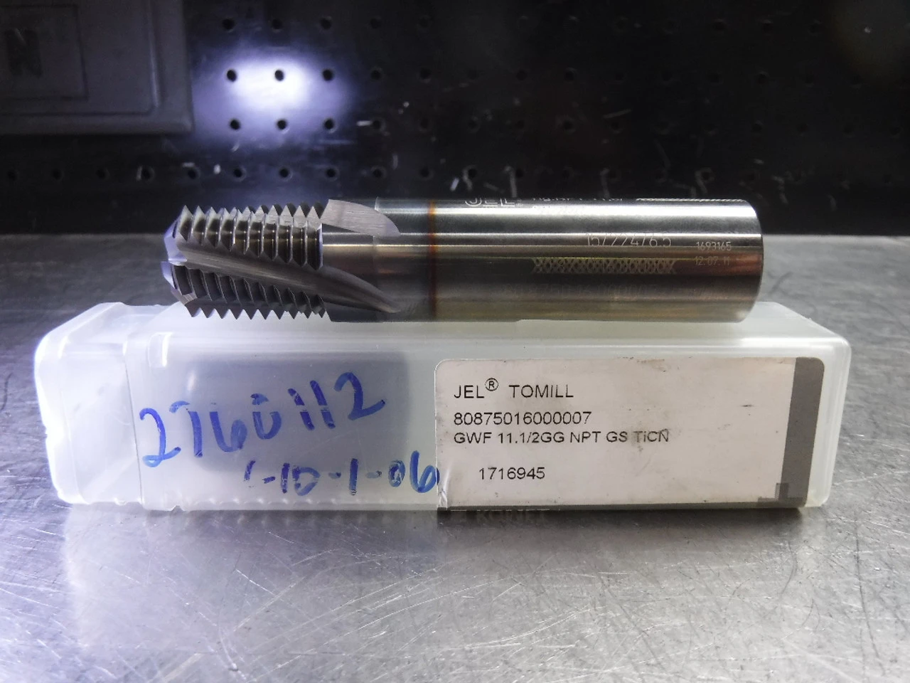 Komet TOMILL 1"-11-1/2 NPT-GWF GS  Carbide Thread Mill  80875016000007 (LOC1756)