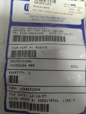 New | in-Stock NBR 40X80X10A Pump & Valve Parts Ohio US | Surplus Asset Holdings #1244946