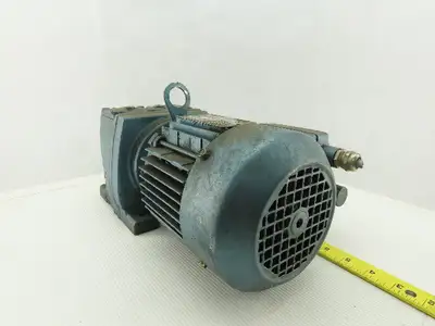 Sew Eurodrive R37DT71C4TFIS 1/3HP Motor 230/460V 3Ph W/44.81:1 Inline Gearbox