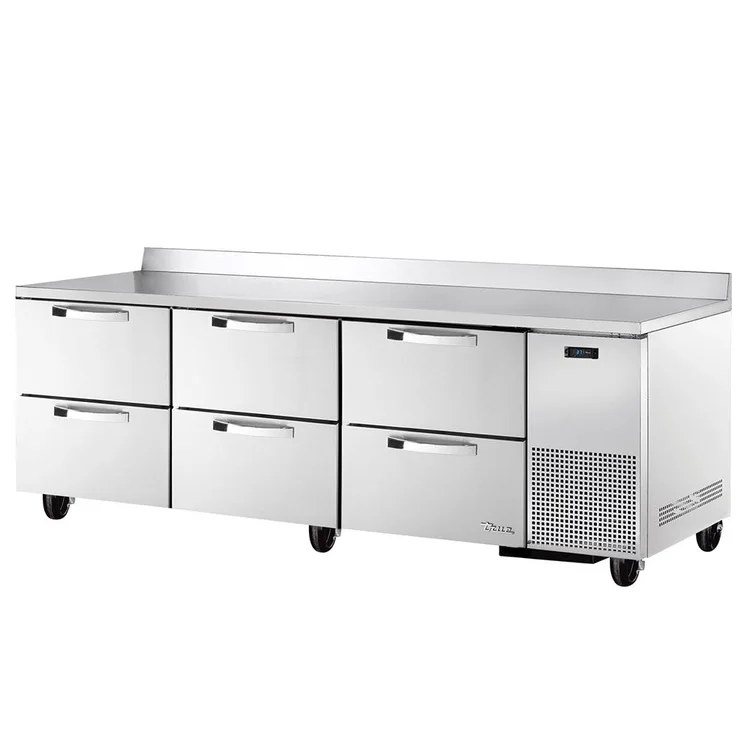 Used True TWT-93D-6-HC~SPEC3 Worktop Refrigerators Illinois US | Falcon Restaurant Supply #1374054