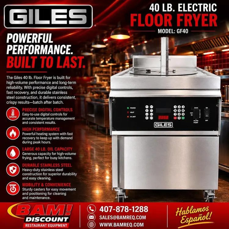 Used GILES _UNKNOWN_ Cookers / Coolers / Fryers Florida US | BAM Discount Restaurant Equipment #1288202