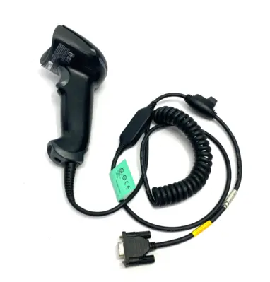 USED KEYENCE REV. Q HANDHELD CODE READER/SCANNER, 0-114MM READING