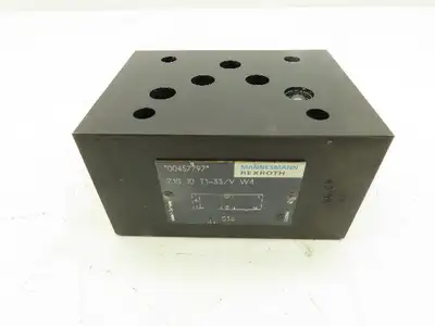 Rexroth Z1S-10-T1-33/V W4 Hydraulic Check Valve Sandwich Block
