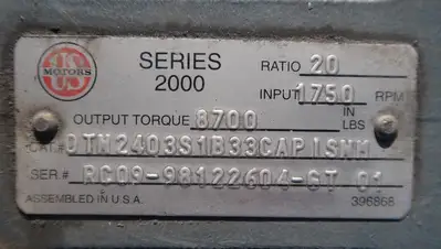 Used US MOTORS 0TN2403S1B33CAPISNM Gearboxes British Columbia CA | Lenmark #268497