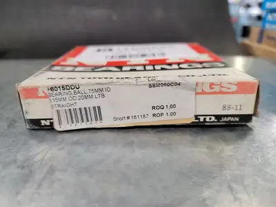 Deep Groove Ball Bearing No. 6015LLU