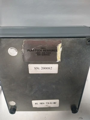 Plas-Tech Addressograph Model 2000 Embosser Imprinter Mfg Part 800-451-002