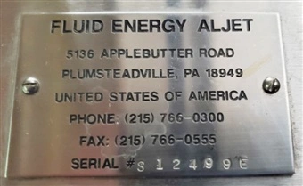 Used FLUID _UNKNOWN_ Fluid Energy Mills Connecticut US | DMC Industries #1281866