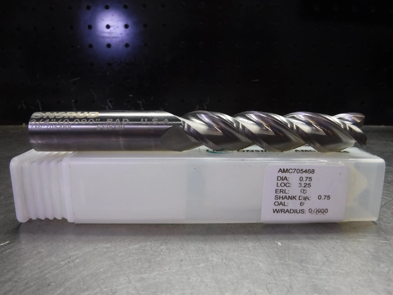 LMT Onsrud 3/4" Solid Carbide Endmill 3 Flute AMC705468 (LOC1403D)