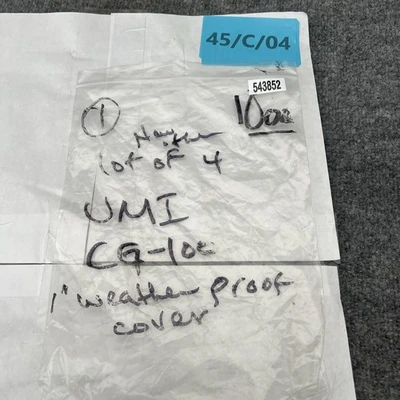 New | in-Stock UMI CG-100 Seals & Gaskets California US | Davliegogo LLC #1706980