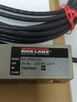 New | in-Stock RICE LAKE RL750161-1K Transducers Ohio US | Surplus Asset Holdings #1247484