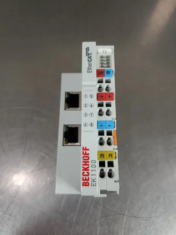 Used Beckhoff EK1100 EtherCAT Coupler Terminal, 24VDC PLC Processors | Palmetto Automation #1149756
