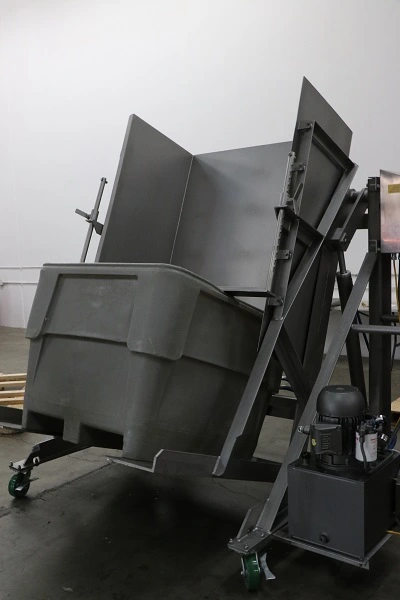 MTC Model 3000 Lowboy Portable Electric Hydraulic 3 in 1 Dumper