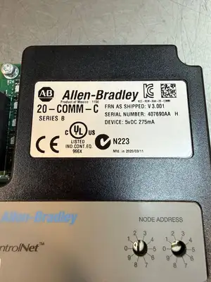 Allen Bradley 20-COMM-C /B ControlNet Adapter (9.3.4)