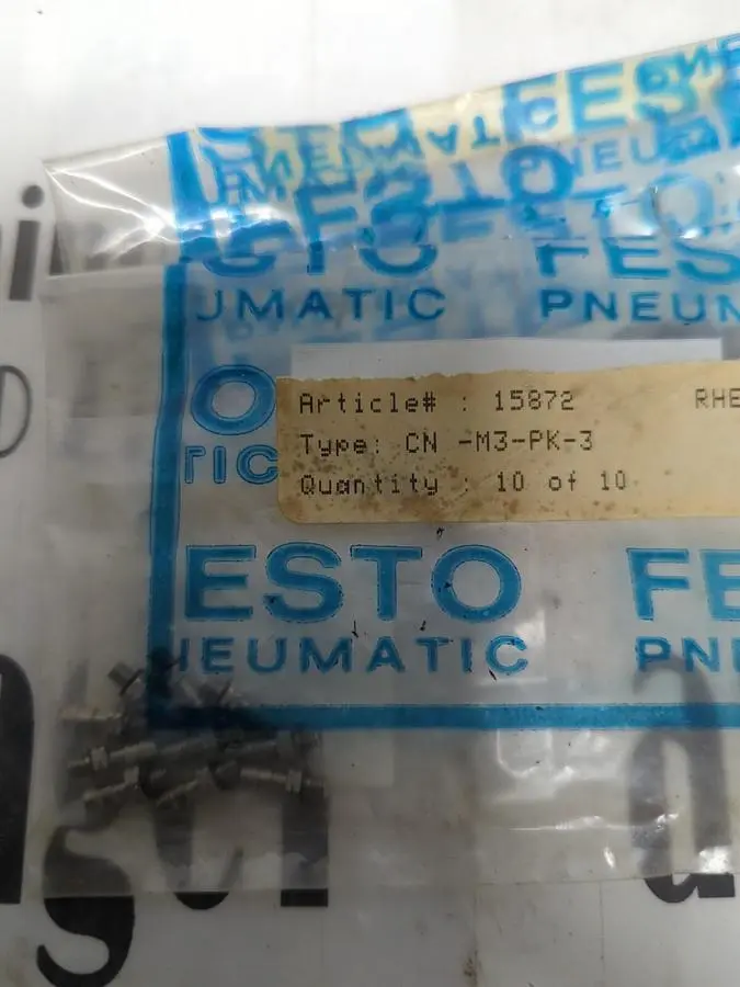 Used FESTO CN-M3-PK-3 Misc Electrical & Power Parts Ohio US | Surplus Asset Holdings #1234929