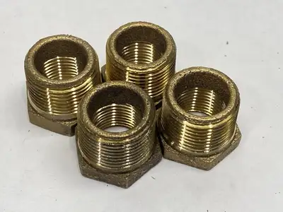 New | in-Stock Midland Industries Hex Bushing 3/4" MPT x 1/2" FPT LOT OF 4 Parts (Hydraulics and Pneumatics) Michigan US | Maverick Industrial Sales #1391002