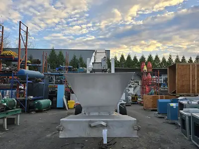 24" Wide Portable Diesel Articulating Conveyor Auger