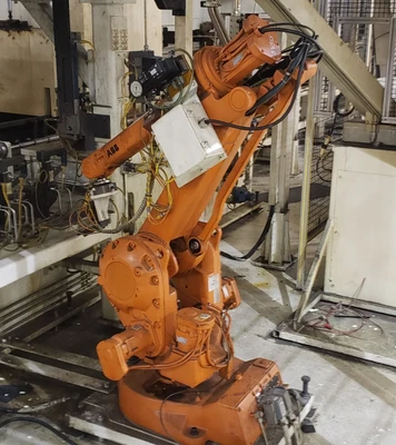 ABB IRB2400-M98A Robot Manipulator Arm w/ Controller and Teach P