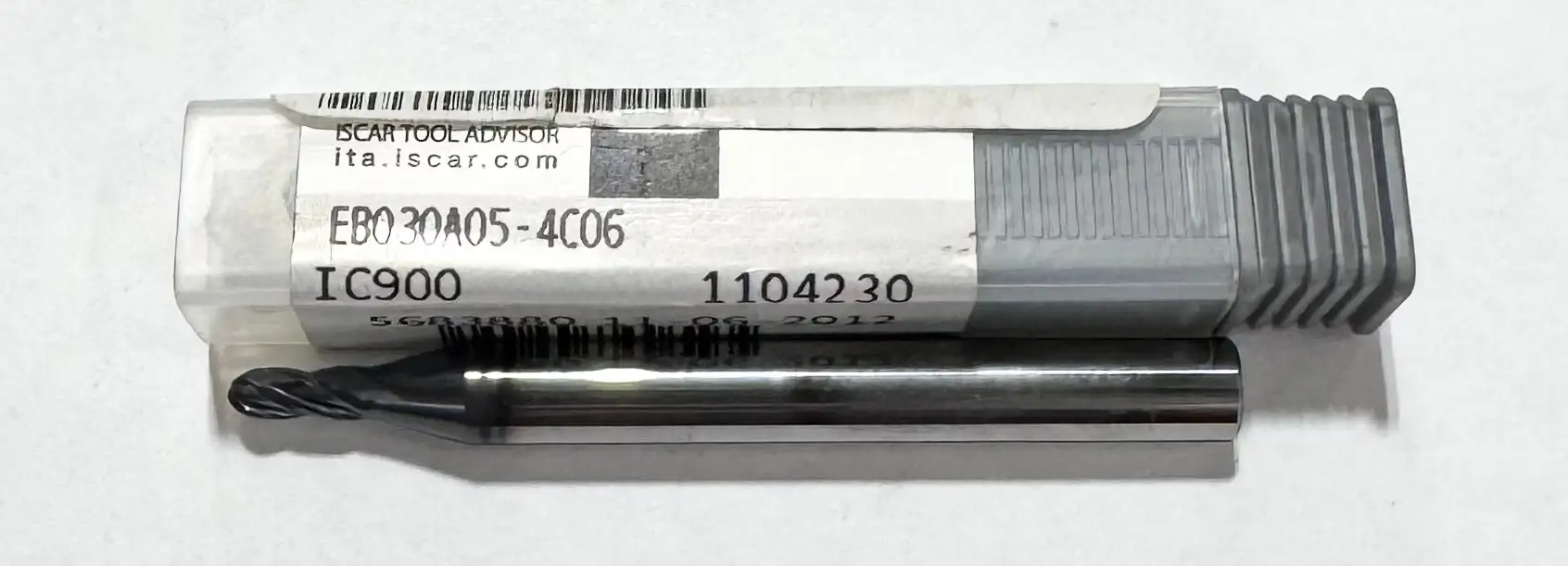 Iscar 3mm Carbide Ball Nose End Mill 4 Flute AlTiN Coated