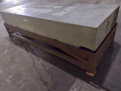 10' x 4' X 16" PRECISION GRANITE SURFACE PLATE W/ TABLE STAND: STOCK #19003