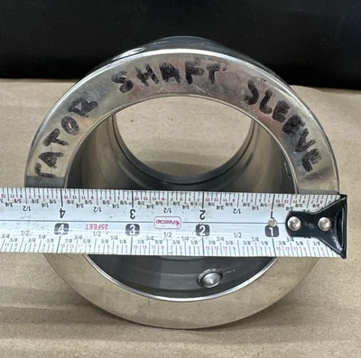 Stainless Steel Agitator Shaft Sleeve 3-3/8” ID || FAST SHIPPED & WARRANTY! 🇺🇸