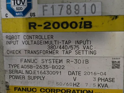 Used 2016 FANUC R-2000IB/210F + R30IB Robots Michigan US | iGAM Industrial Marketplace #1144183