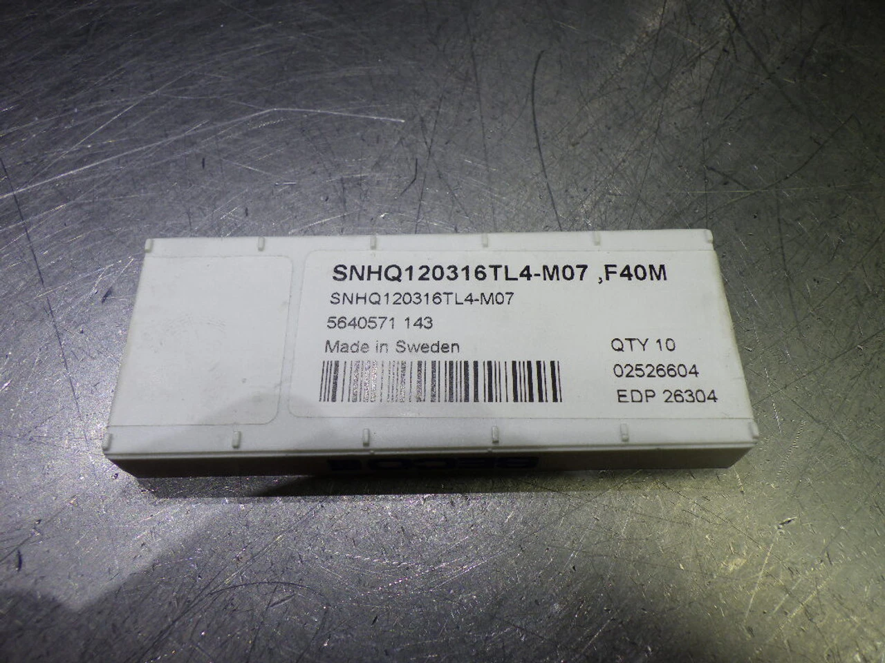 SECO Carbide Milling Inserts QTY10 SNHQ120316TL4-M07 F40M (LOC2177)