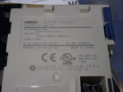 New | in-Stock OMRON CJ1W0D231 Input / Output Modules Ohio US | HGR 24 #751775