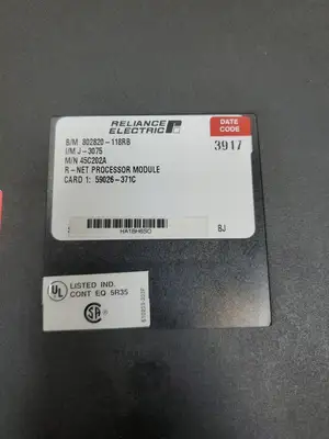 Used Reliance Electric 45C202A R-Net Processor Module (802820-118RB) PLC Processors South Carolina US | Palmetto Automation #1544584