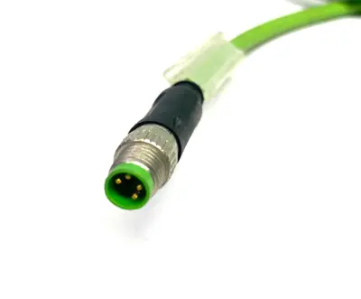 USED MURRELEKTRONIK ETHERNET CABLE M8 MALE 0° / M8 MALE 0° A-COD.