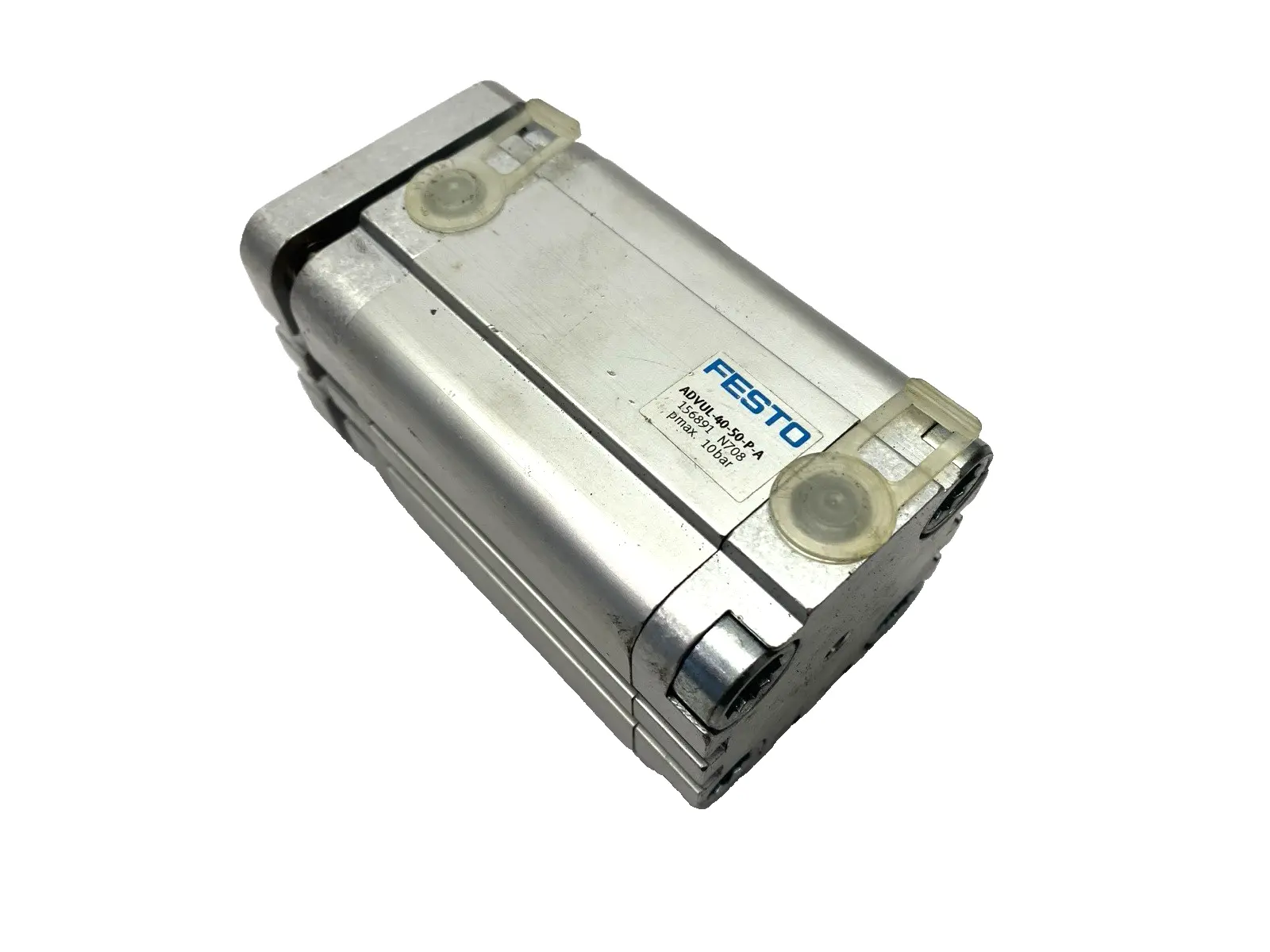 USED FESTO PNEUMATIC COMPACT CYLINDER 40MM BORE 50MM STROKE 156891
