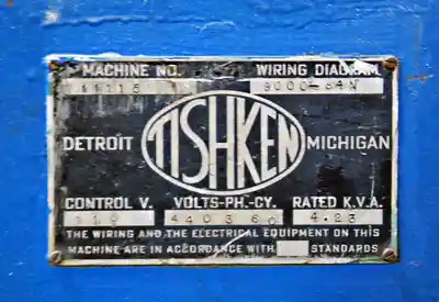 USED TISHKEN CO-T-8A