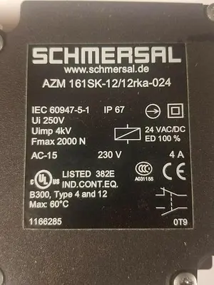 SCHMERSAL AZM161SK-12/12RKA-024