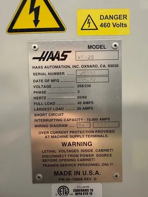 2002 HAAS VF-2B Vertical Machining Centers | GMT (14)