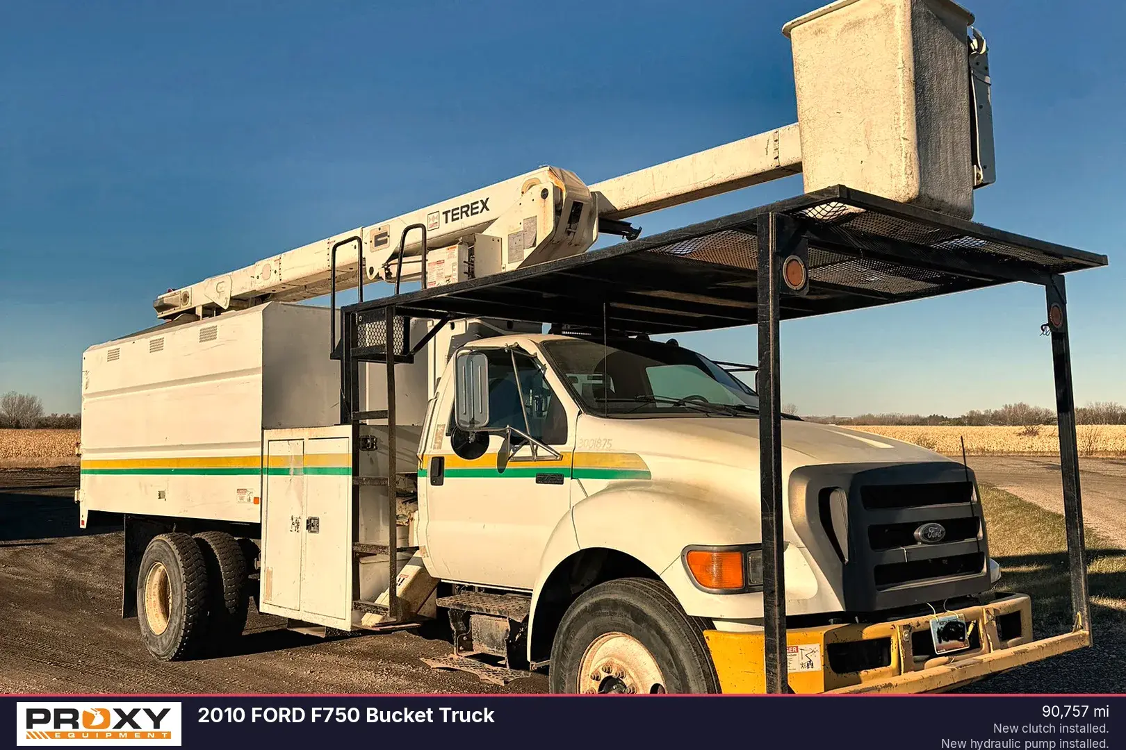 Used 2010 FORD F750 BUCKET TRUCK Bucket (boom) trucks North Dakota US | Proxy Equipment #1378038