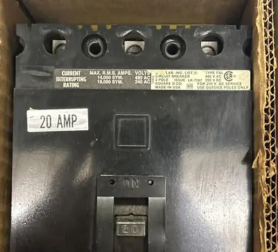 New | in-Stock SQUARE D FAL34020 Miscellaneous Equipment (Electrical & Power) | Surplus Asset Holdings #1192837