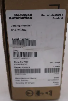 ALLEN BRADLEY 1771-OZ PLC MODULE - ROCKWELL REMANUFACTURED - STOCK GF870