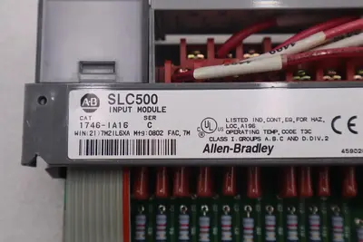 ALLEN BRADLEY 1746-IA16 SLC500 INPUT MODULE SERIES C STOCK #K-1451