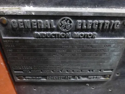 GE 400hp, 710 rpm, 4160 volt, 8307S Frame AC Electric Motor