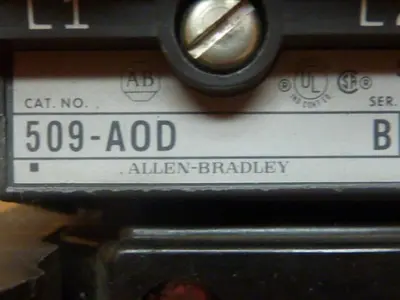 USED ALLEN BRADLEY 509-AOD SER B
