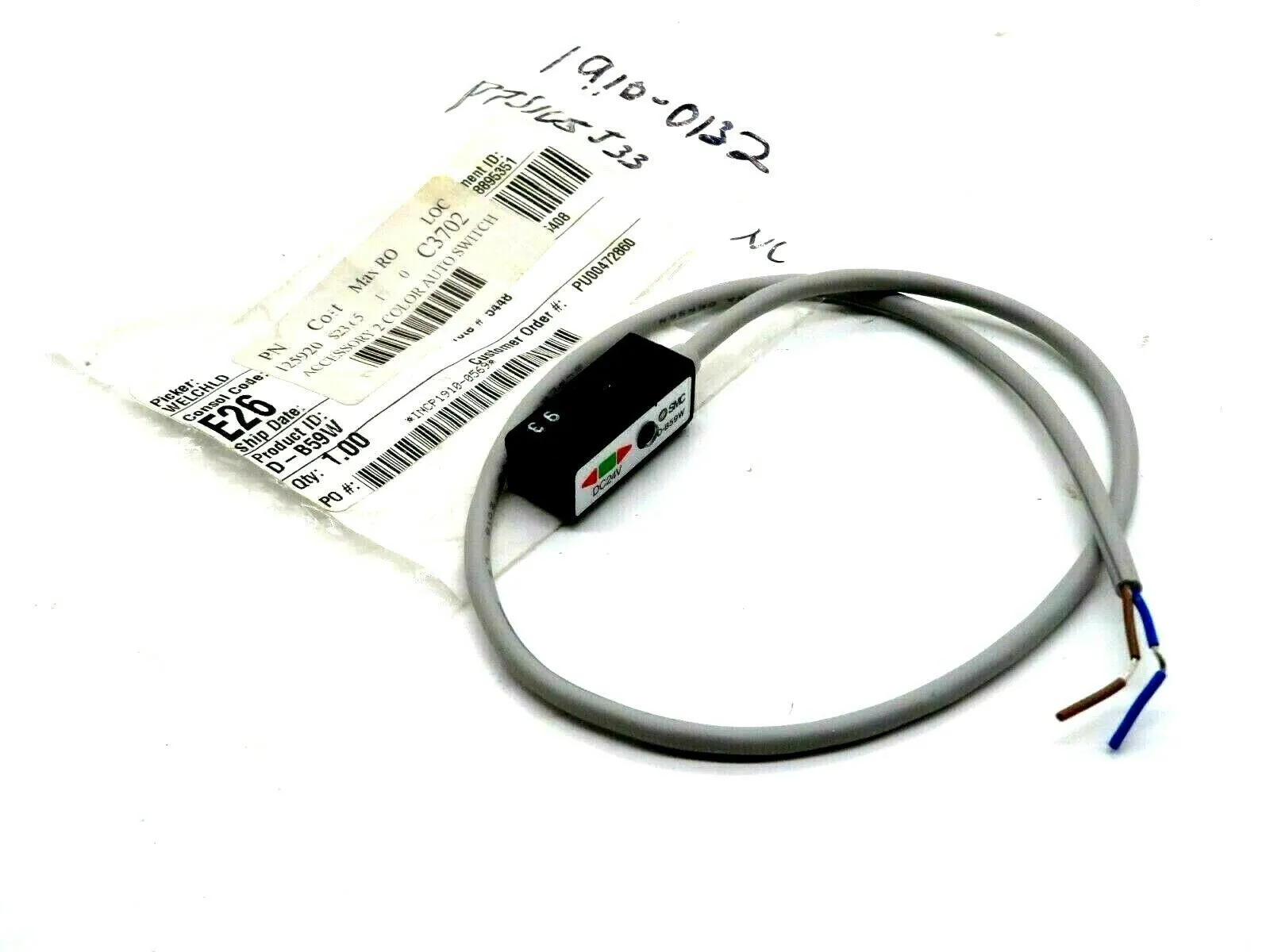 NEW SMC D-B59W INLINE REED DC 24V DB59W