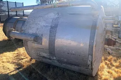 Tank, 1,250 Gallon, 316 Stainless Steel, DT/DB, 6' x 6' #S743949