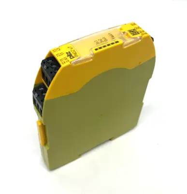 USED PILZ SIGMA CONTACT EXPANSION SAFETY RELAY PNOZ S7 24VDC 4 N/O 1 N/C