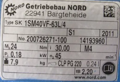 NEW METSO BEKA MAX 900020819/4 DRUM PUMP 230/400V 265/460V SK1SM40VF-63L4 SK63L4