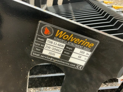 Used WOLVERINE TDB-11-66W ROCK BUCKET SKID STEER ATTACHMENT Rock Buckets Michigan US | Miedema Asset Management Group #1768751