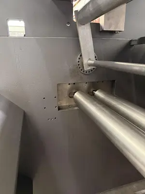 APV 48" TWO ROLL EXTRUDER WITH ULTRASONIC GUILLOTINE CUTTER